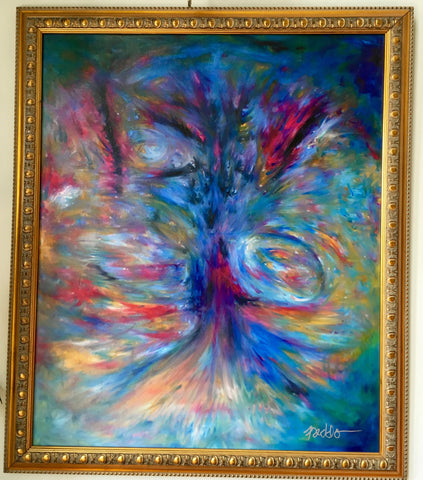 Original Painting "Deep Thought Whirlpool" Print