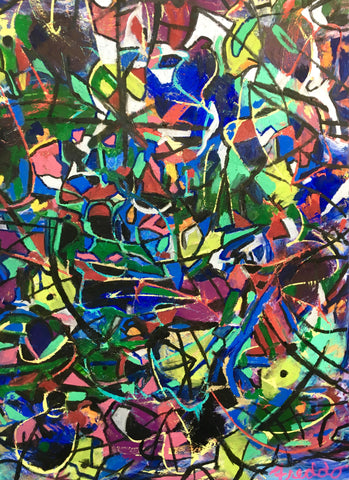 Original Painting "Faces in the Crowd"